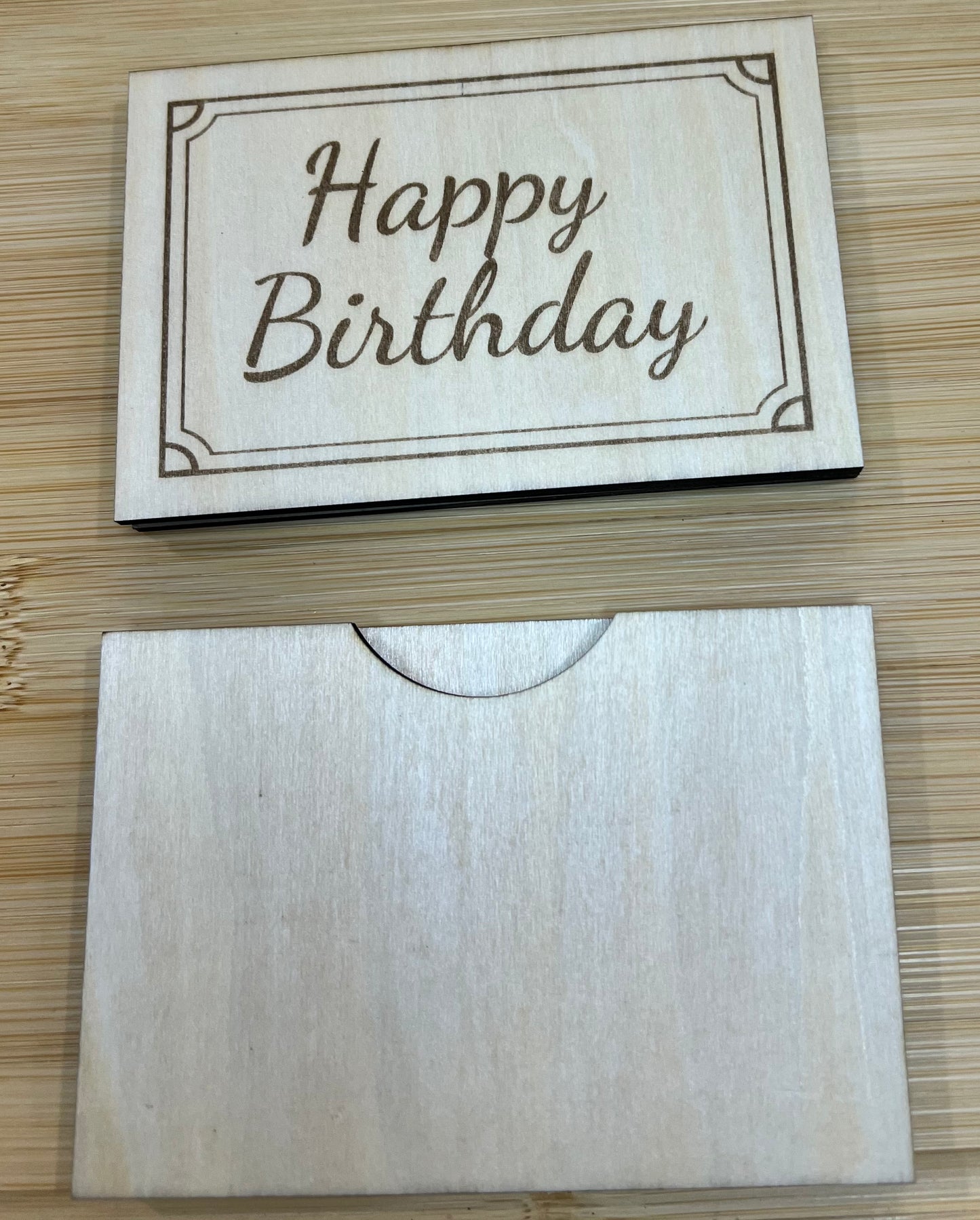Happy Birthday Gift Card Holder