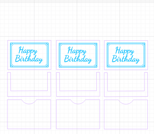 Happy Birthday Gift Card Holder