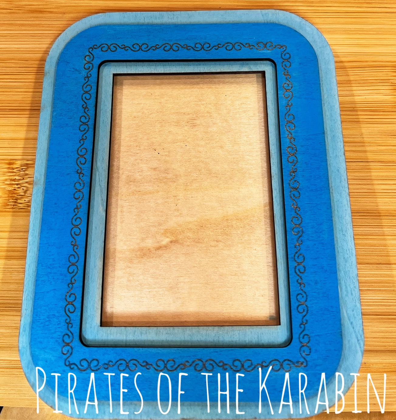 Custom Laser Engraved Wood Frames