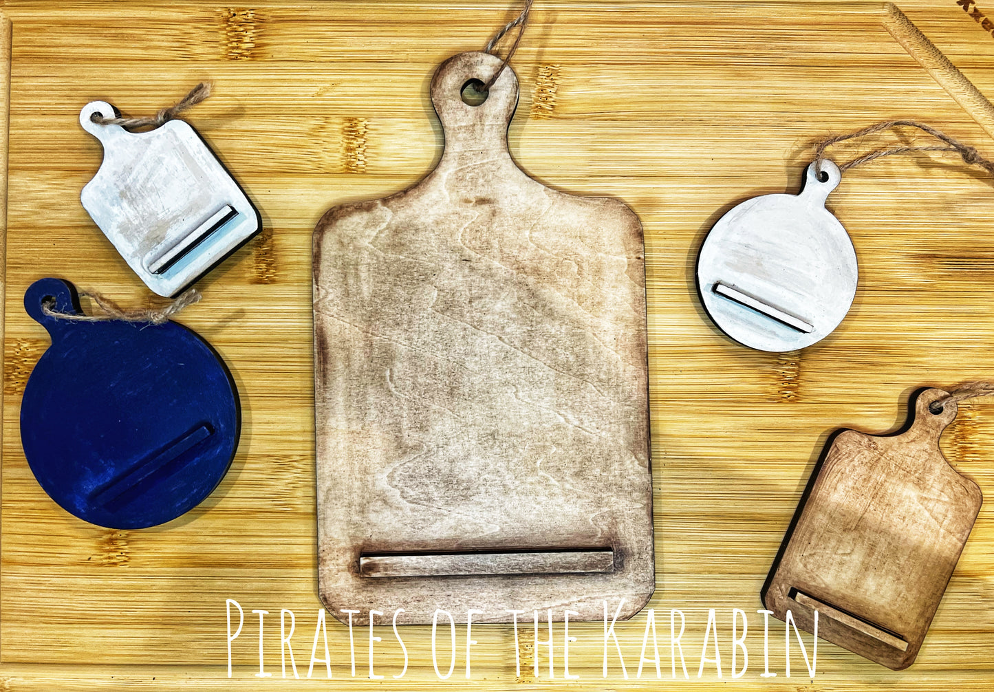 Six Custom Cutting Boards SVG
