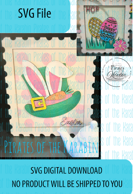 Digital download for SVG file with a colorful design of a hat and flowers on a white background.