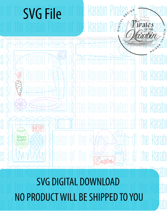 Digital download card for SVG file with branding on a white background