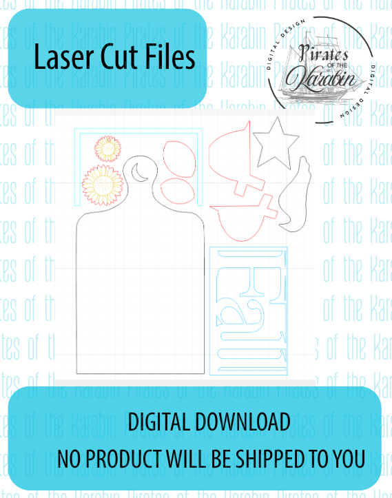 Fall Crow Sunflower Cutting Board Laser Cut File SVG/XCS Digital Download