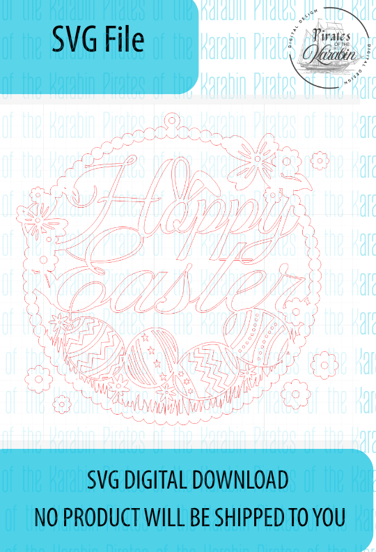 Digital download for SVG file with a decorative design on a white background