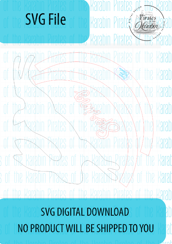 Digital download for SVG file with branding on a white background
