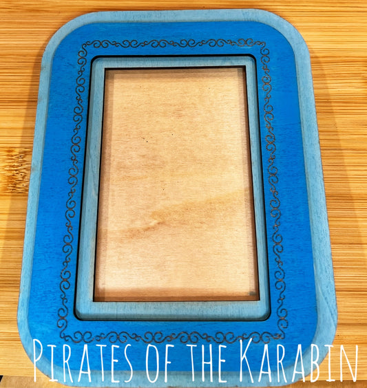 Custom Laser Engraved Wood Frames