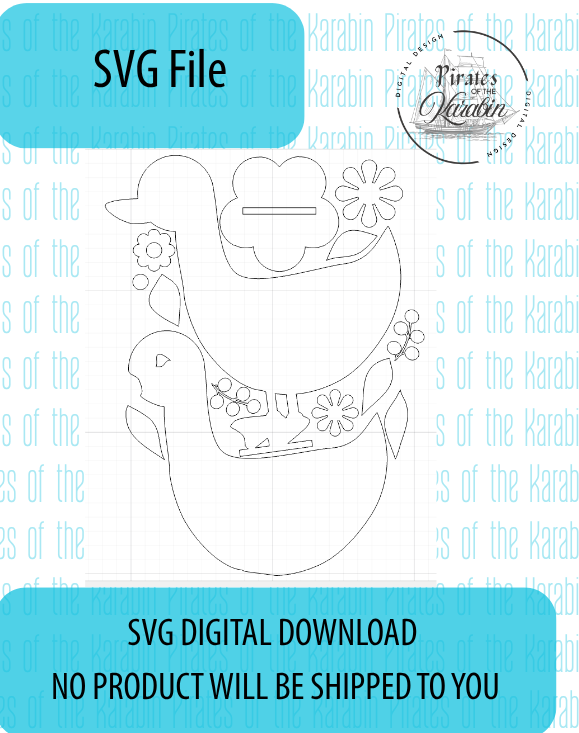 Digital download for a skull design with text indicating it's an SVG file.