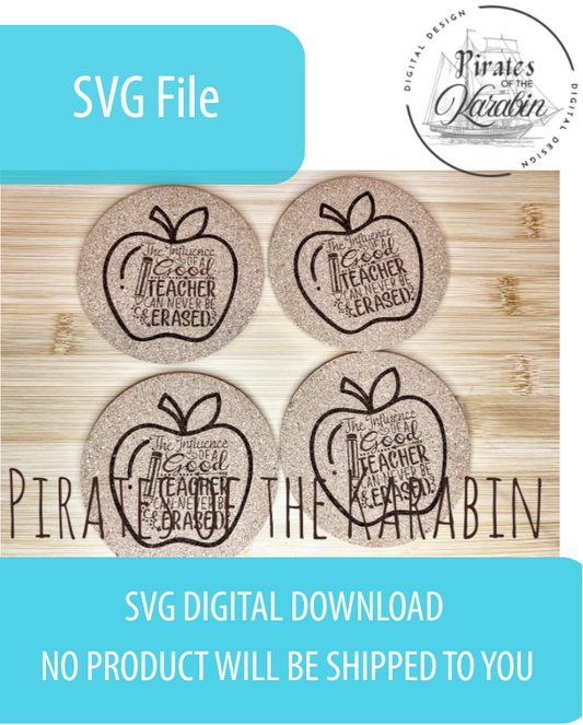 Digital download for SVG files with apple designs on a wooden background, featuring the brand 'Pirates of the Caribean'.