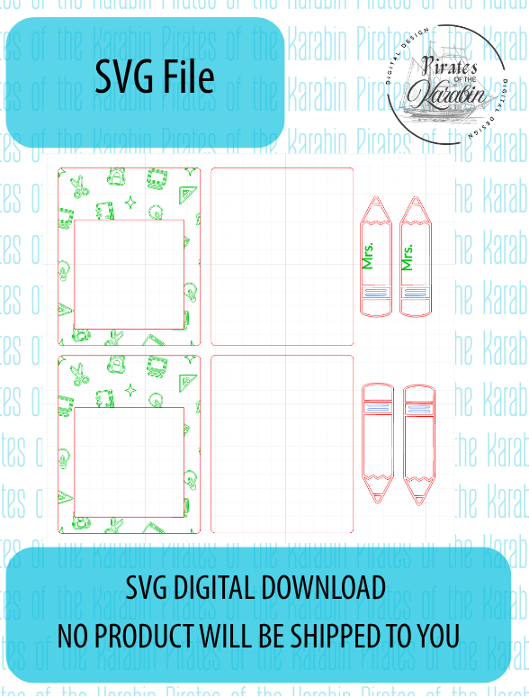 Digital download for SVG file with product mockup on a white background